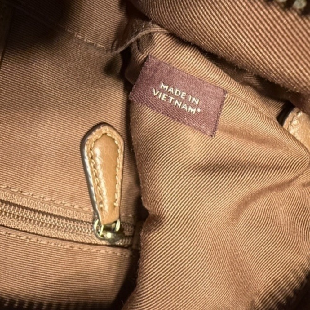 Coach Central Satchel F55662 Saddle Brown Pebbled Leather 14x9x5" Bag $395 MSRP! - Picture 13 of 16